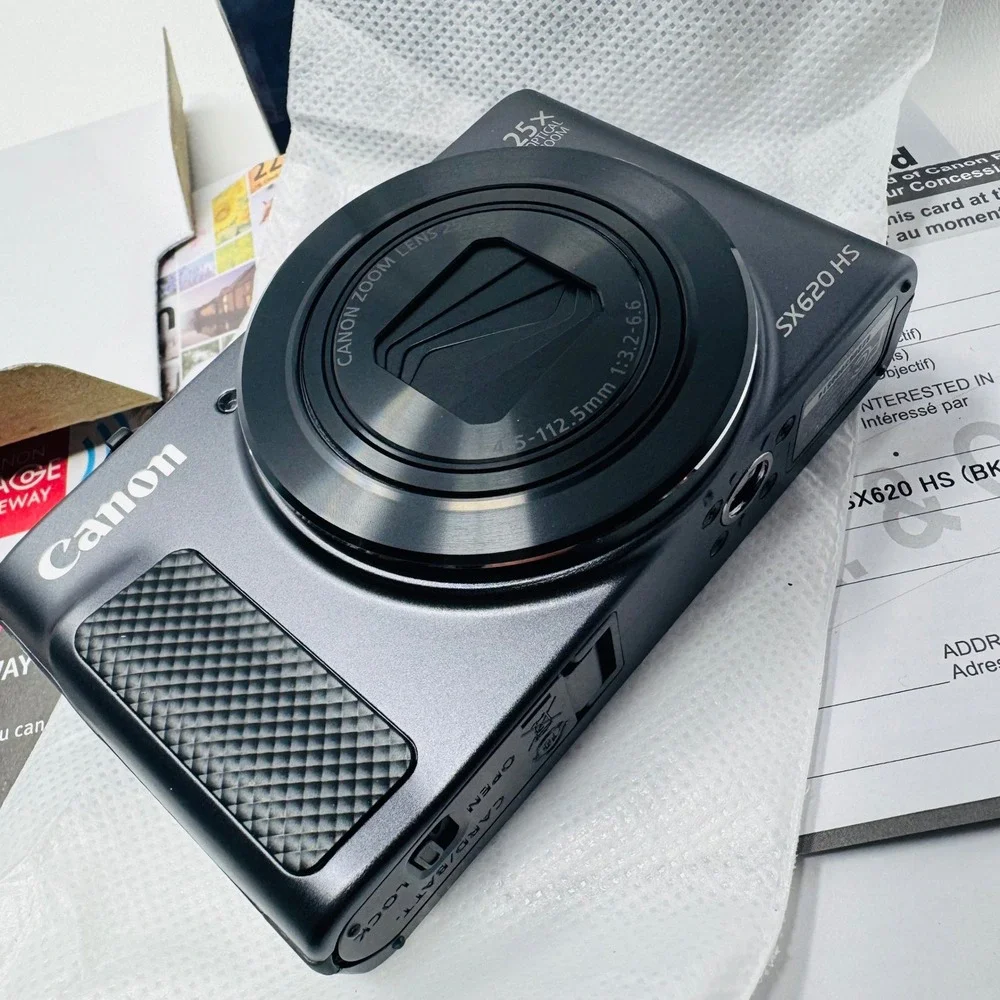 Canon PowerShot SX620 HS Digital Camera 20.2MP 25x Optical Zoom Black WiFi